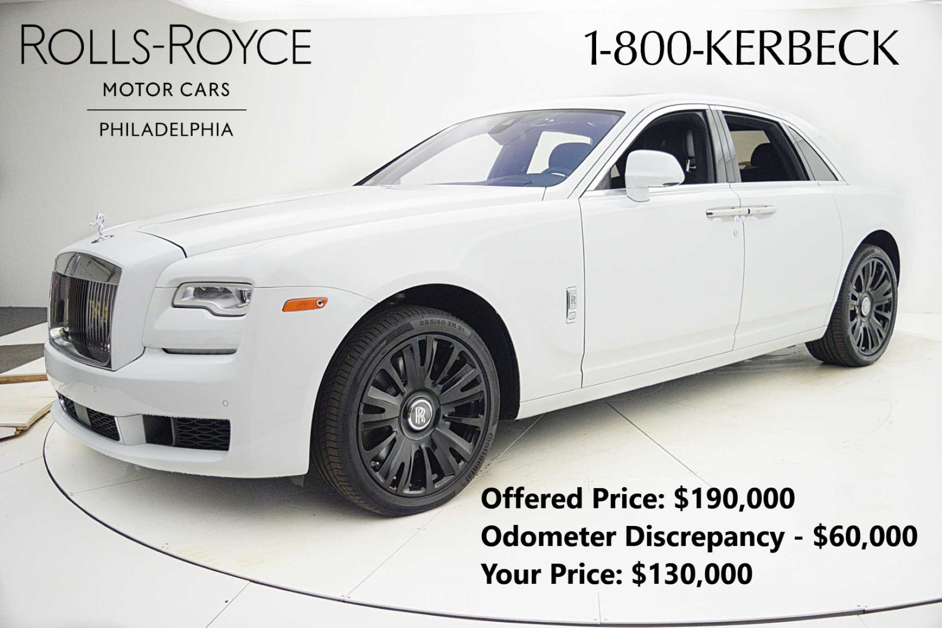 Used 2019 Rolls-Royce Ghost / LEASE OPTIONS AVAILABLE for sale Sold at Bentley Palmyra N.J. in Palmyra NJ 08065 2
