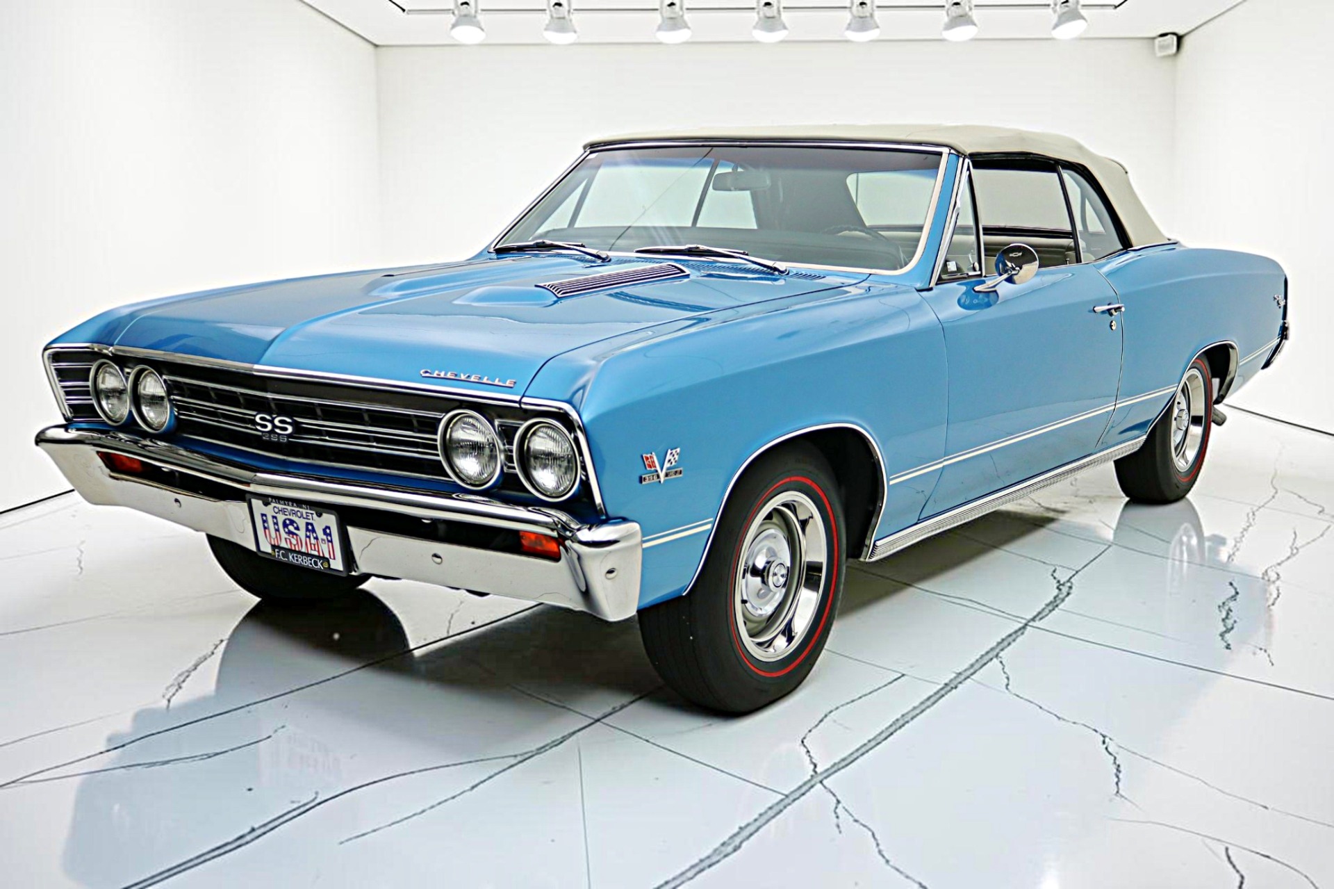 Used 1967 Chevrolet Chevelle SS 396 Convertible from the Kerbeck Collection for sale $85,000 at Bentley Palmyra N.J. in Palmyra NJ 08065 2
