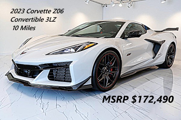 Used 2023 Chevrolet Corvette Z06 Convertible 3LZ 70th Anniversary for sale $155,000 at Bentley Palmyra N.J. in Palmyra NJ 08065 2