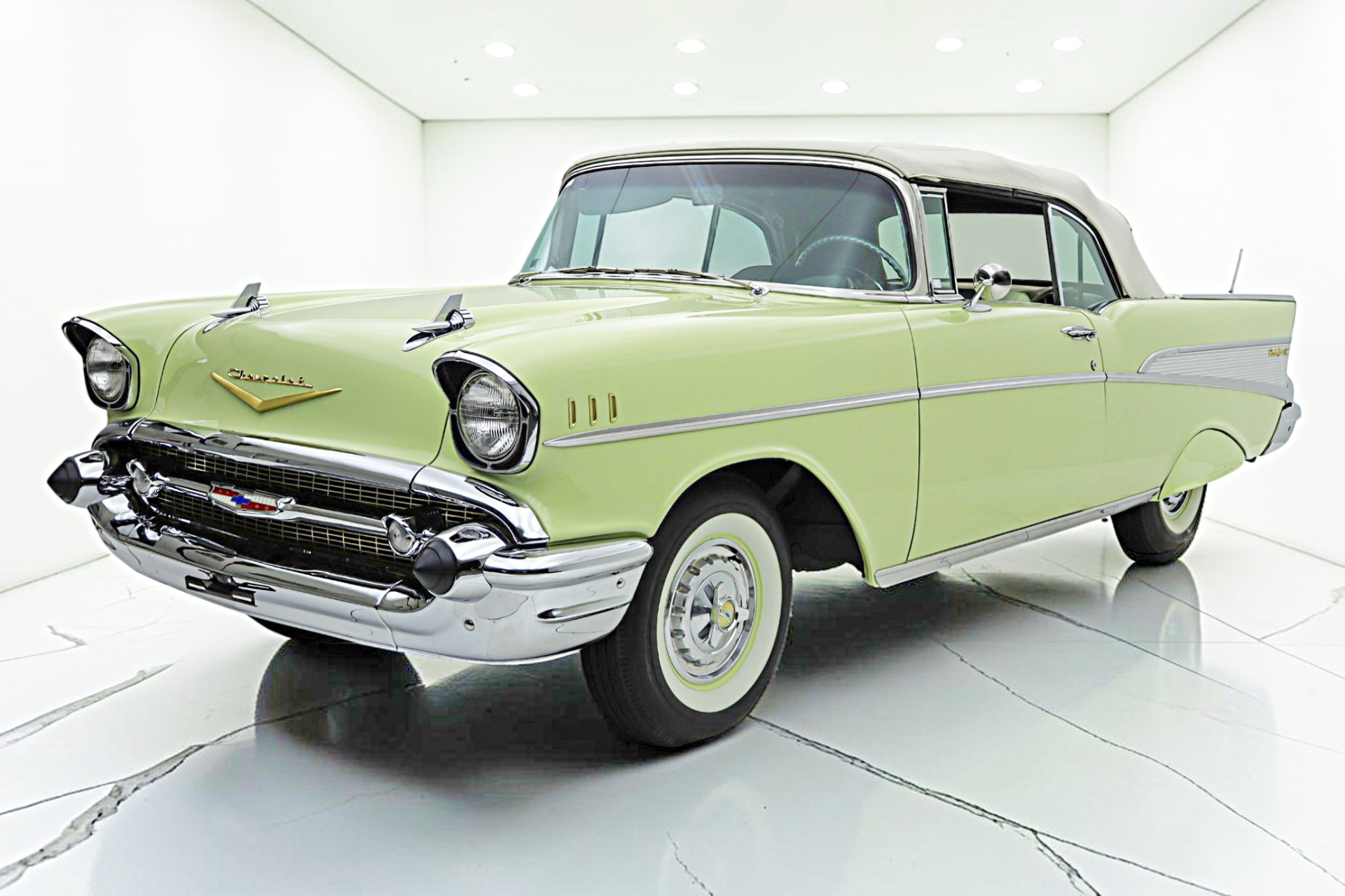 Used 1957 Chevrolet Bel Air Convertible from the Kerbeck Collection for sale $80,000 at Bentley Palmyra N.J. in Palmyra NJ 08065 2
